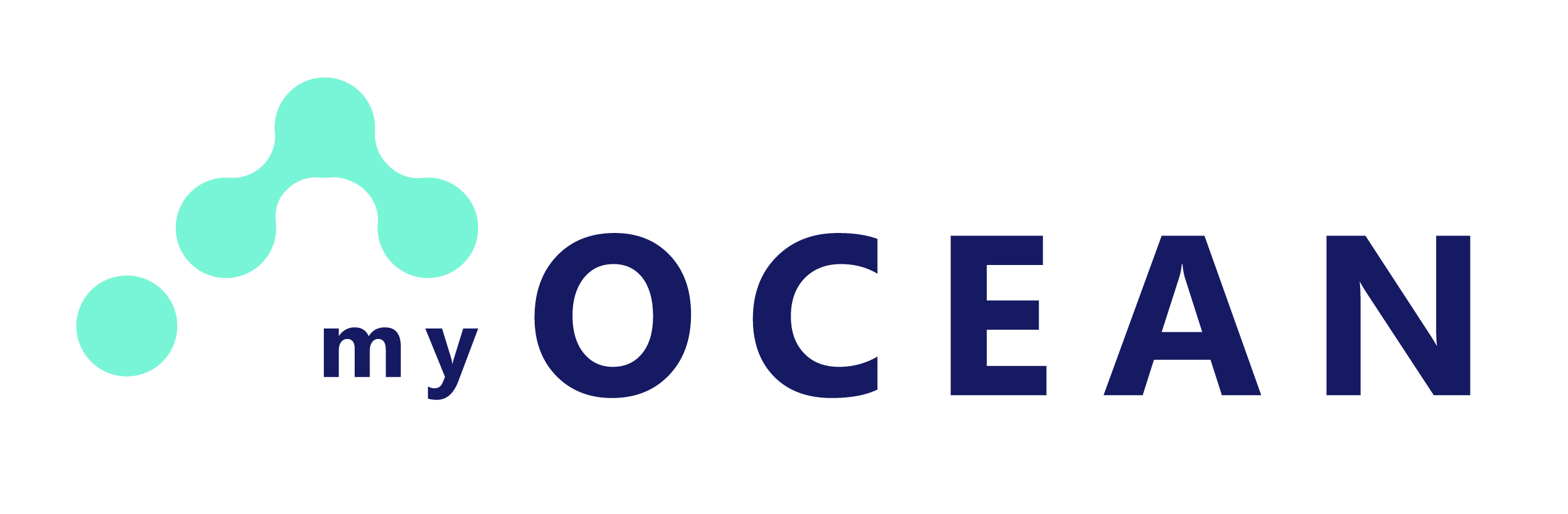 Logo vert et bleu foncé